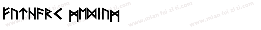 futhark Medium字体转换